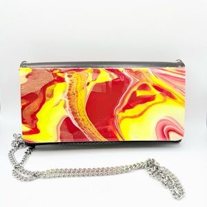Vibrant Abstract Women's Clutch